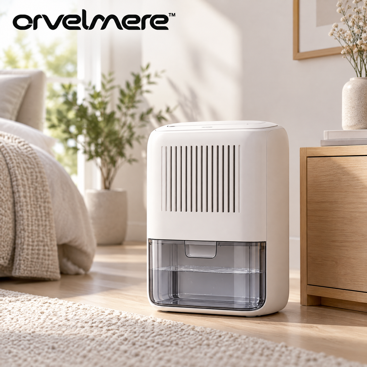 Orvelmere™ Compact Home Dehumidifier