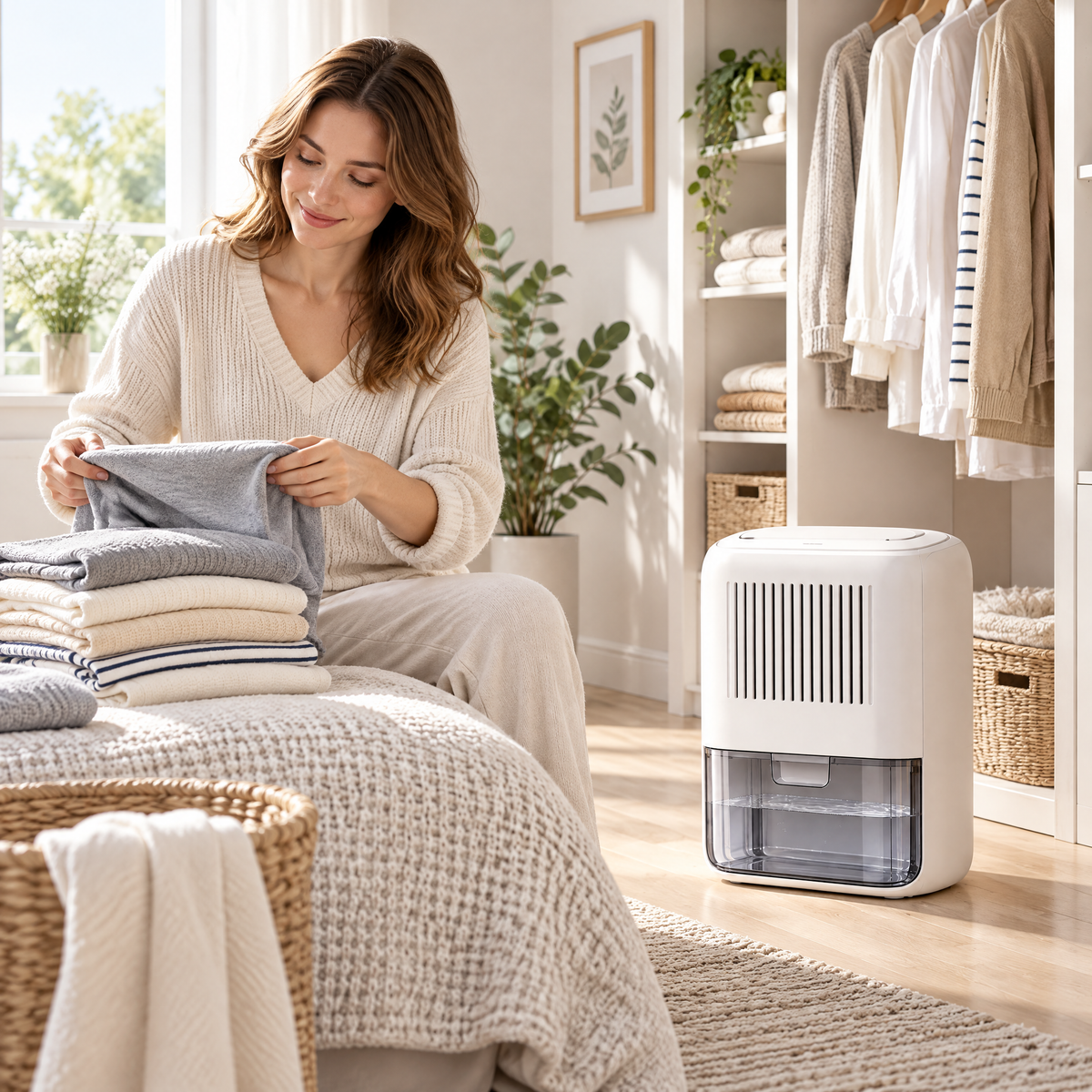 Orvelmere™ Compact Home Dehumidifier