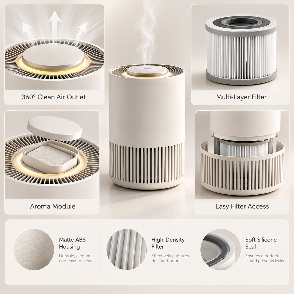 Orvelmere™ Ambient Mist Humidifier