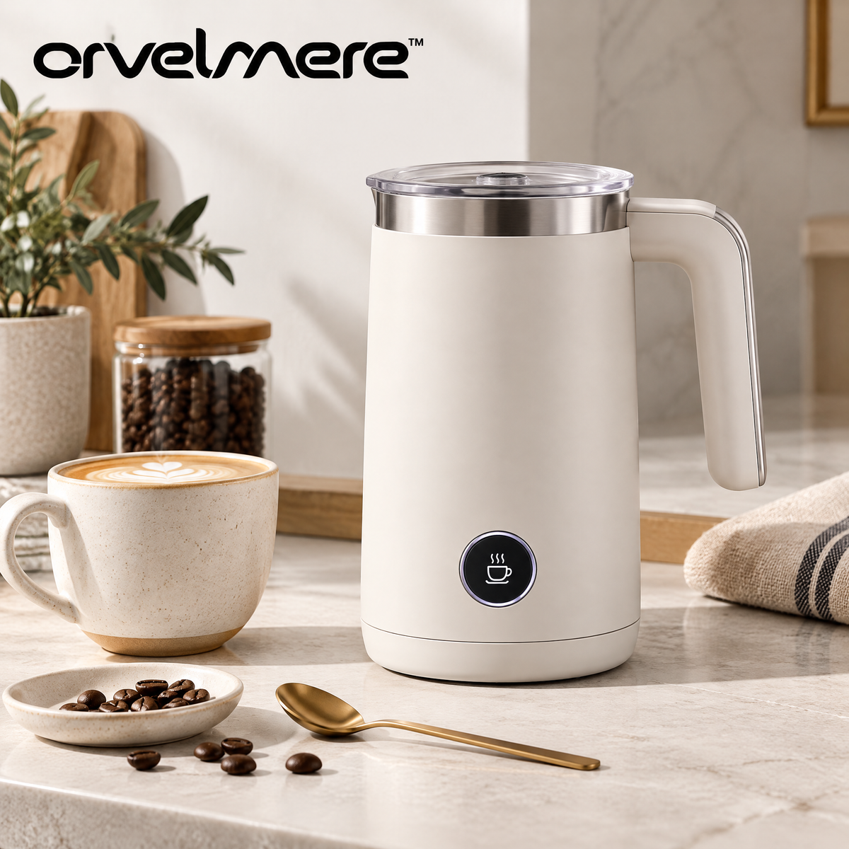 Orvelmere™ Electric Milk Frother