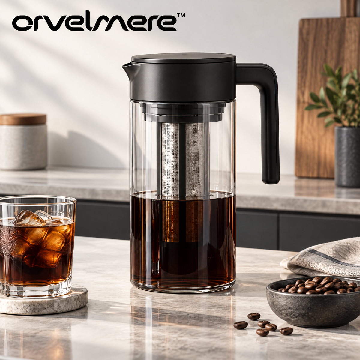 Orvelmere™ Glass Cold Brew Coffee Maker