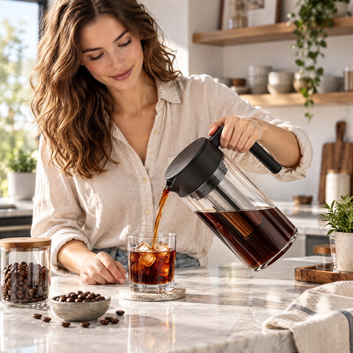 Orvelmere™ Glass Cold Brew Coffee Maker