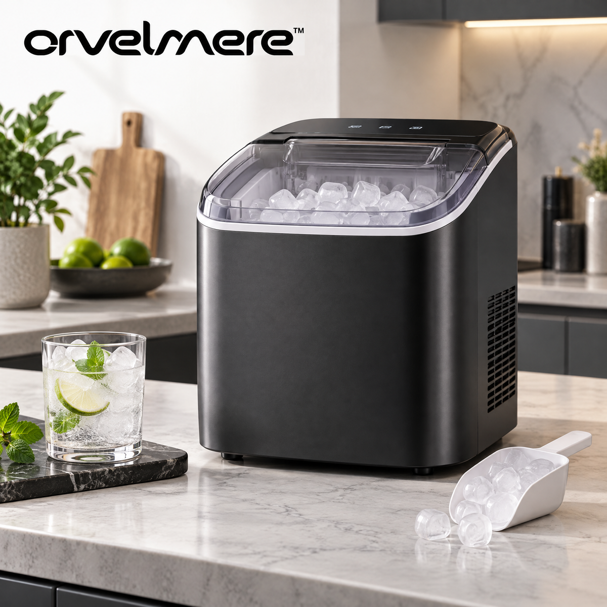 Orvelmere™ Compact Countertop Ice Maker